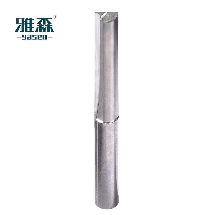straight End Mill Cutting Tools CNC Custom Router Bits Cutter Tungsten Carbide for Wood YASEN2 Flute
